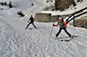 A CA' SAN MARCO (1830 m) dal Ristorante Genzianella (1300 m) pestando neve il 24 febbraio 2021 - FOTOGALLERY"